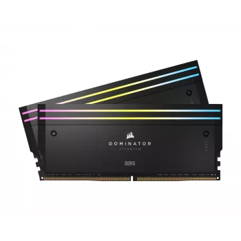 DIMM 48 GB DDR5-7200 (2x 24 GB) Dual-Kit, Arbeitsspeicher schwarz, CMP48GX5M2X7200C36, Dominator Titanium, INTEL XMP