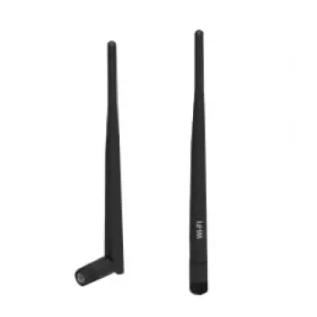 Antena sieciowa TELTONIKA PR1URF51, 5 dBi, 2,4–2,4835 GHz, RP‑SMA męski, 50 Ω, polaryzacja liniowa, 195 mm, czarna