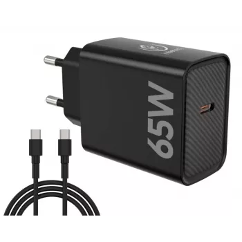 Szybka ładowarka PD65W USB-C do notebooków, smartfonów