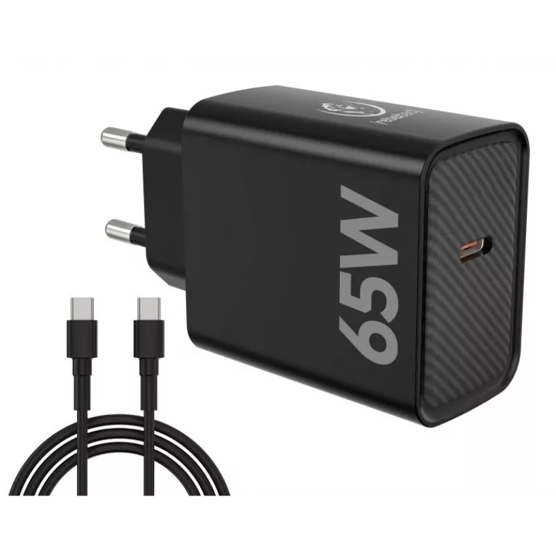 Szybka ładowarka PD65W USB-C do notebooków, smartfonów
