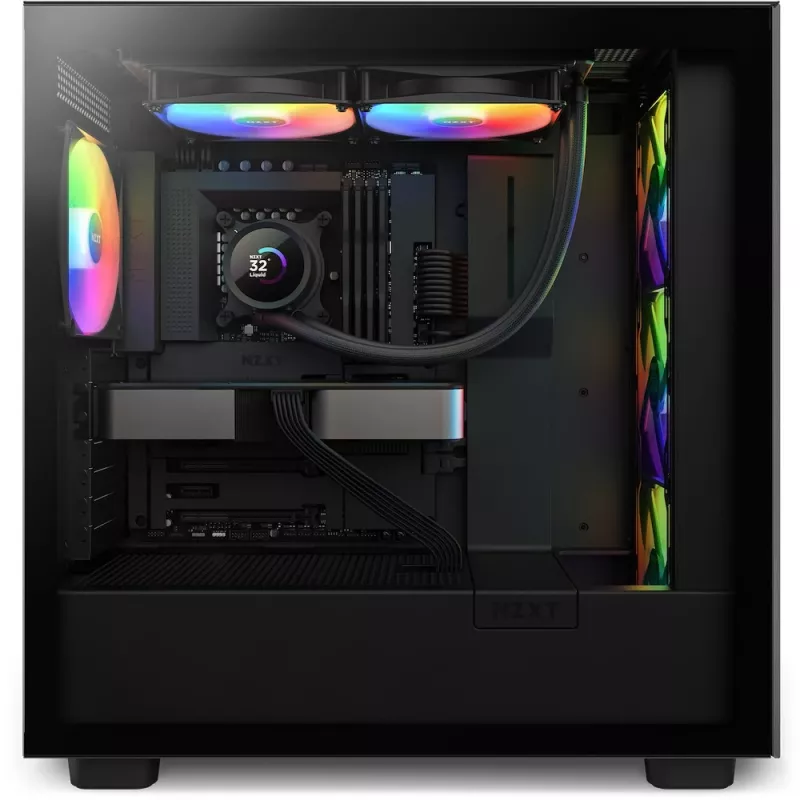 Zintegrowany układ chłodzenia cieczą NZXT Kraken 280 RGB 14 cm Czarny