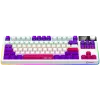 LORGAR KBP70TKLW, Bezprzewodowa mechaniczna klawiatura gamingowa TKL Pro, biała, układ EN