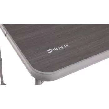 Stół Outwell Coledale M szary — blat i stelaż aluminiowy, 680×1000 mm, wysokość 56 cm