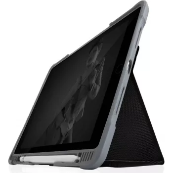 Etui STM Dux Plus DUO | Apple iPad 10,2 (2021 - 2019) | czarny/przezroczysty | STM-222-236JU-01 (STM-222-236JU-01)