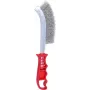 Szczotka druciana ks tools 201.2300, 250 mm, szczecina stalowa, ręczna