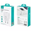 Ładowarka usams CC315 25W, 1× USB-C + 1× USB-A, szybkie ładowanie