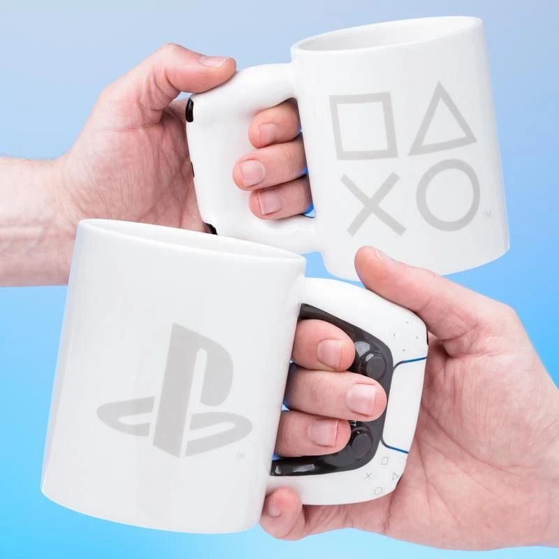 Kubek Paladone PlayStation Shaped PS5 biały 0.48 L pojedyncza sztuka