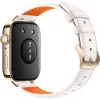 Watch Fit 3 (Solo-B19V), Smartwatch złoty/biały, skórzany pasek w kolorze białym