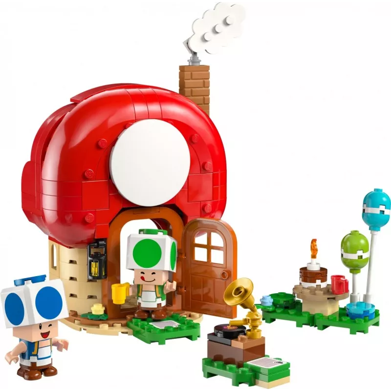 Klocki konstrukcyjne LEGO Super Mario Impreza w domku Toada zestaw 72041 z interaktywnymi funkcjami zabawy