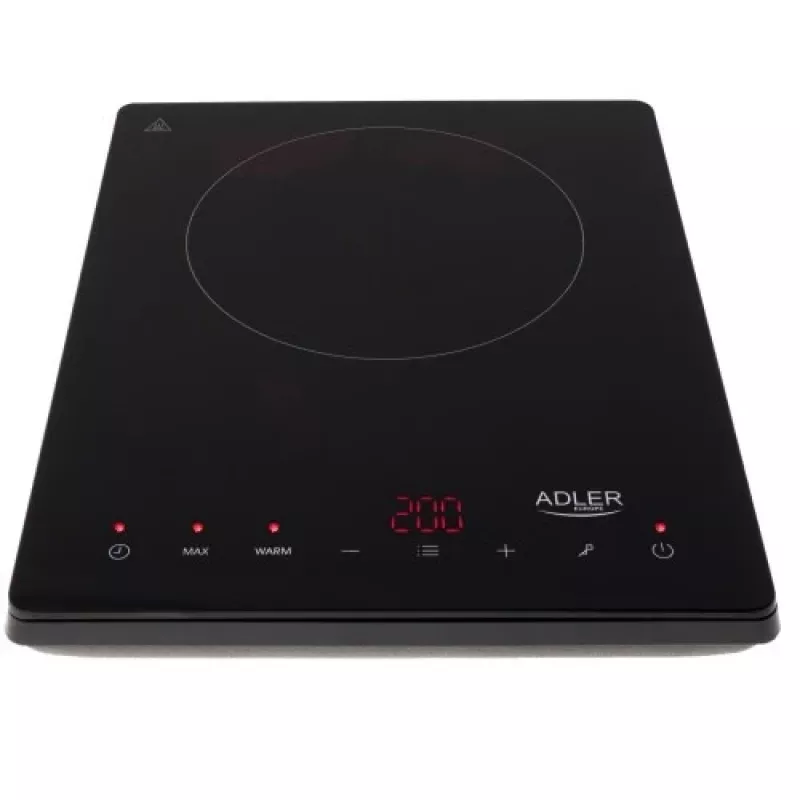 Adler AD 6513 płyta grzewcza Czarny Blat 29 cm Strefa płyta indukcyjna 1 strefa(y)