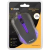 Przewodowa mysz USB, 3 przyciski, gumowana powierzchnia