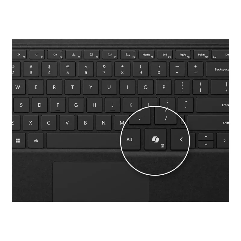 Klawiatura Microsoft Surface Pro 8XB-00160 z panelem dotykowym i stacją ładującą Surface cienki Pen 2