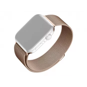 Siatkowy pasek FIXED FIXMEST-436-RG do Apple Watch 38/40/41mm w kolorze różowego złota