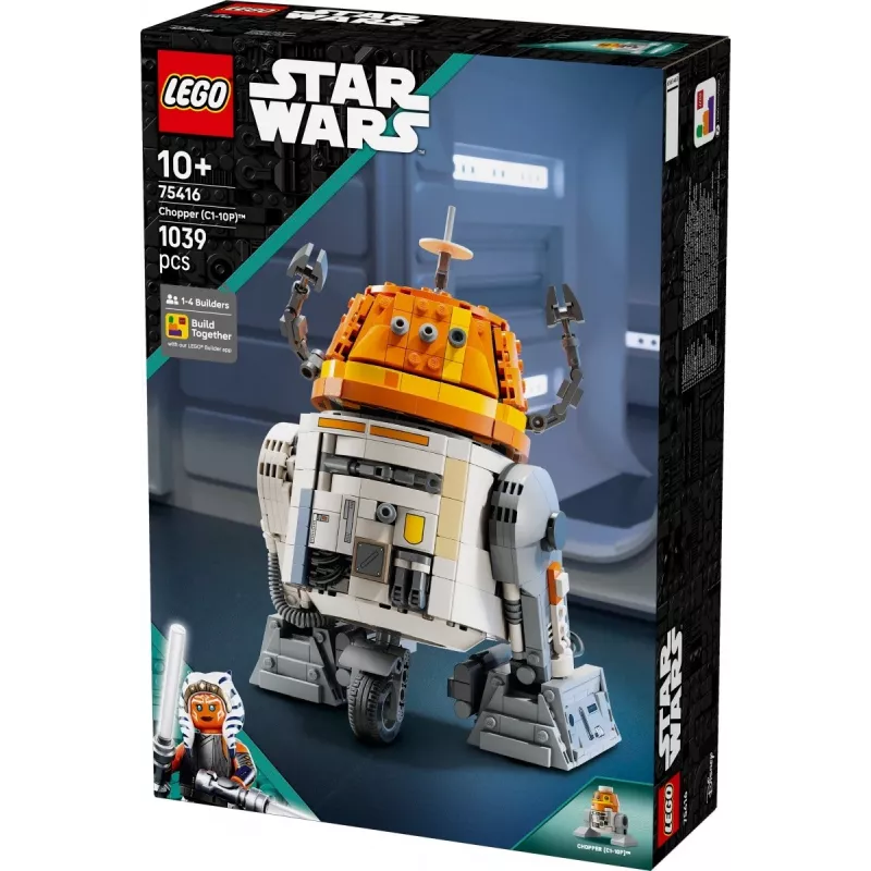 Zestaw konstrukcyjny LEGO Star Wars Chopper C1-10P Astromech Droid model 75416, 1039 elementów, wiek 10+, wysokość 220 mm