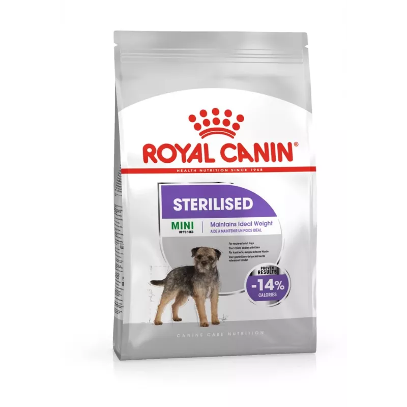 Sucha karma dla psa Royal Canin Mini Sterilised Care — 3 kg, kurczak, dla sterylizowanych małych ras (5–10 kg), dorosłe psy, 30% białka