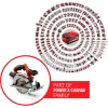 Einhell TE-CS 18/165-1 Li - Solo 16,5 cm Czarny, Czerwony, Srebrny 4200 RPM