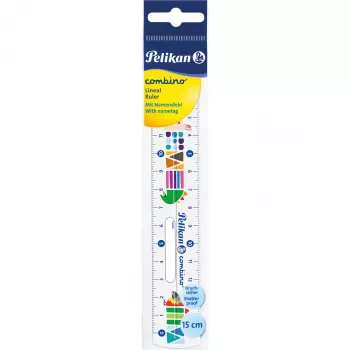 Linijka Pelikan 811224 150 mm plastikowa wielokolorowa