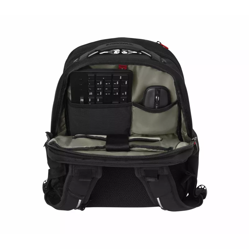 Casual backpack Wenger SwissGear Cosmic Czarny Polyester PVC rPET
