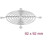 Kratka wentylatora DeLOCK 67307 Metalowa Srebrna 89.8mm