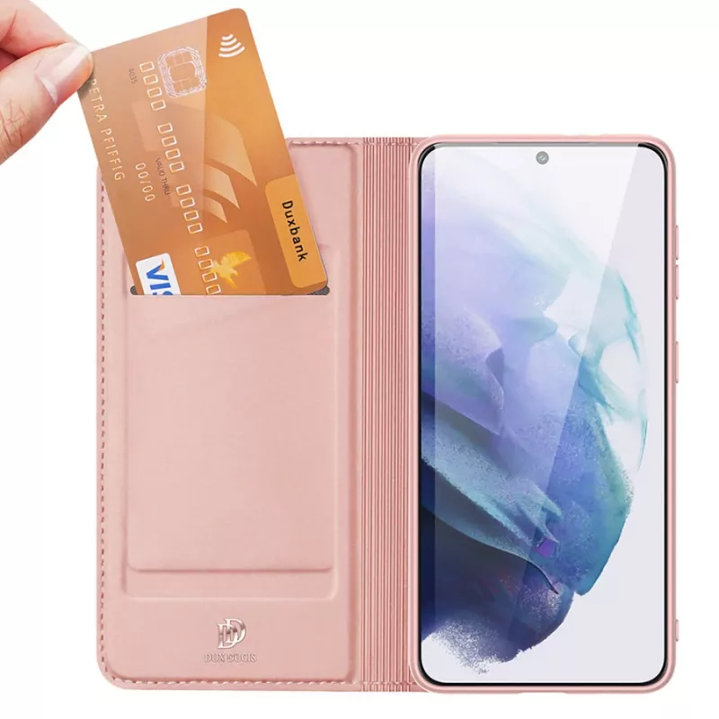Etui Dux Ducis Skin Pro z klapką do Samsung Galaxy S22+ (S22 Plus) różowe