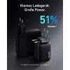 Wewnętrzna szybka ładowarka USB Anker Prime A2669313 — 67 W, 1×USB-A, 2×USB-C, Czarna