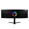 49-calowy zakrzywiony monitor LED Arozzi Nova — 5120 x 1440 Dual QHD, panel VA, 4 ms, koncentrator USB, VESA