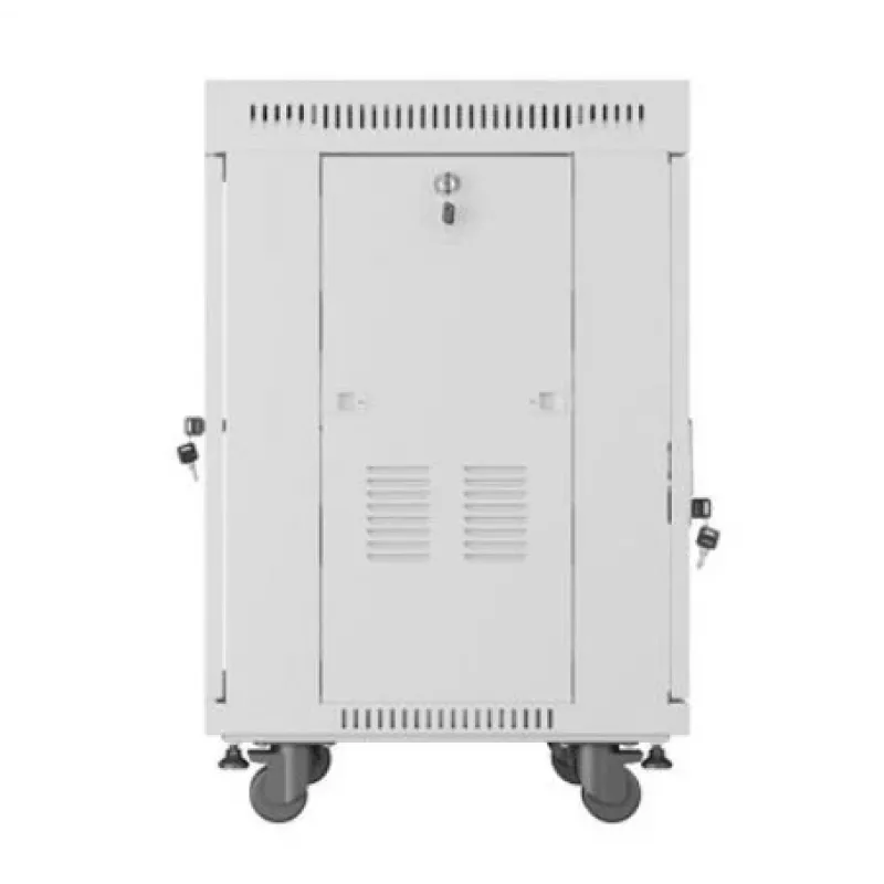 Szafa rack Lanberg FF01-6615-12SL 15U wolnostojąca szary