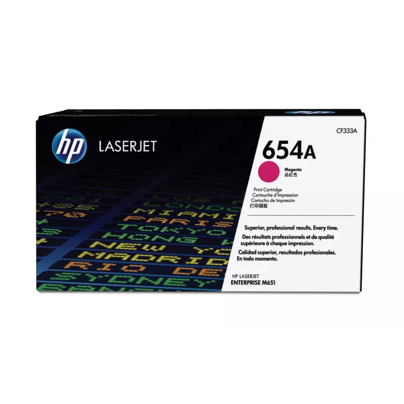 HP 654A Magenta Oryginalny wkład tonerowy LaserJet