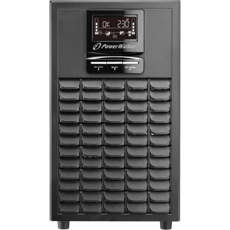 PowerWalker VFI 3000 CG PF1 Podwójna konwersja (Online) 3 kVA 3000 W 9 gniazd AC