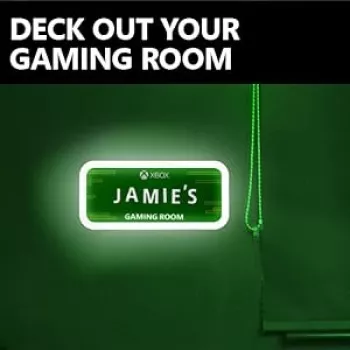 Lampa stołowa Paladone Light up Room Sign PP11615XBV2 z motywem Xbox