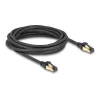 Kabel sieciowy DeLOCK RJ45 Cat.6A męsko-męski S/FTP 5m Czarny