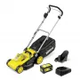 Kosiarka prowadzona Karcher LMO 3-18, akumulator 18 V, szerokość cięcia 340 mm, do 350 m², wysokość 25–60 mm