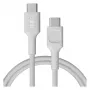 Kabel USB-C-USB-C PowerStream 100W pleciony 1,2m biały