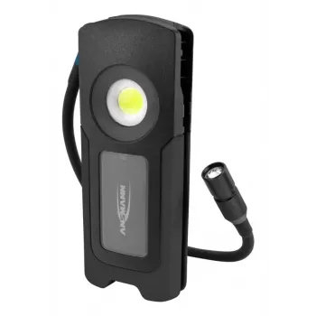 Ansmann WL1500R Pocket Flex LED Lampa ręczna Czarna 17,1 cm 6000K
