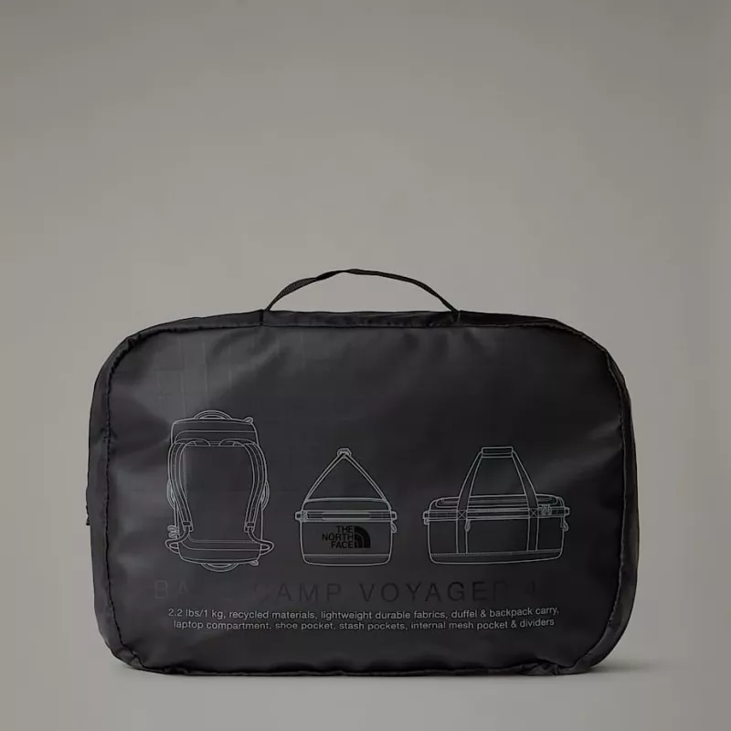 Torba podróżna The North Face Base Camp Voyager Duffel 42L - TNF Black/asphalt szary