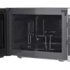 Mikrofalówka kombinowana Sharp YC-MG01E-S — 20 l, 800 W mikrofale, 1000 W grill, 5 poziomów mocy, pokrętło, talerz obrotowy 25,5 cm