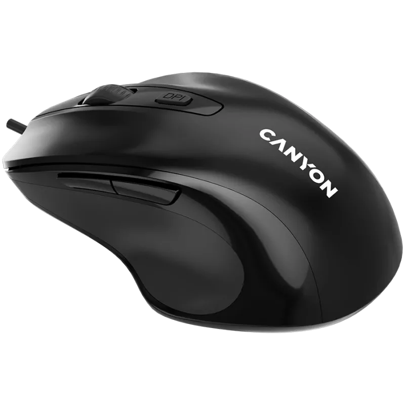 Mysz CANYON M-6 przewodowa czarna