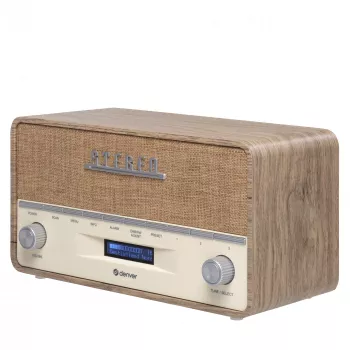 Radio przenośne Denver DAB-36LW tuner cyfrowy DAB+ 5W LCD