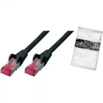 Kabel sieciowy ShiverPeaks BS75711-AS 1m Cat6a S/FTP Czarny
