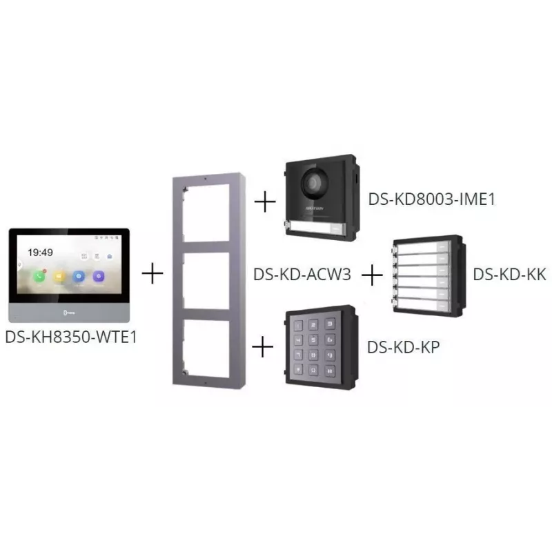 Akcesorium do systemu wideodomofonowego Hikvision DS-KD-KP/S – klawiatura