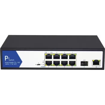 Przełącznik Gigabit Ethernet VALUE 21.99.1193 10/100/1000 Mbps, niezarządzalny, 8 portów