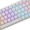 Klawiatura mechaniczna White Shark Wakizashi-2 US czerwony Switch, układ Tenkeyless/US, biała