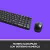 Logitech Wireless Combo MK220 - Zestaw klawiatury i myszy - bezprzewodowy - 2,4 GHz - włoski - ciemnoszary (920-003721)