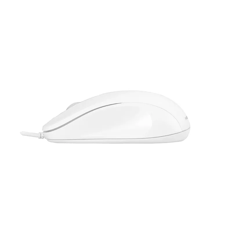 MODECOM M10 M-MC-0M10-200 Mysz (optyczna, 1000 DPI, biały kolor) (M-MC-0M10-200)