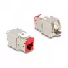 Moduł keystone DeLOCK 88115 Płaski Czerwony RJ-45 10 szt.