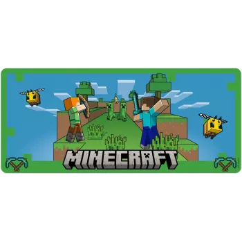 Podkładka pod mysz Kids Euroswan 80x30 cm Minecraft — duża mata na biurko pod mysz i klawiaturę