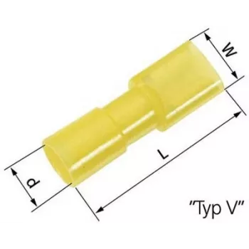 Lapp L-RC 63 V - L-RC 63 V - żółty - Female - straight - Brass - polyamide - Brass (61794971)