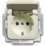 BUSCH JAEGER 20 EUKB-212 - CEE 7/3 - 2P+E - Beżowy - 250 V - 16 A - 71 mm
