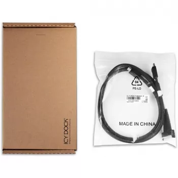 Wspornik konwertera napędów icybox MCIO 8i 74-pin SFF-TA-1016 na 2× OCuLink 42-pin 4i MB302L-B
