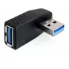 adapter złącza złącza DeLOCK 65341 USB 3.0 czarny